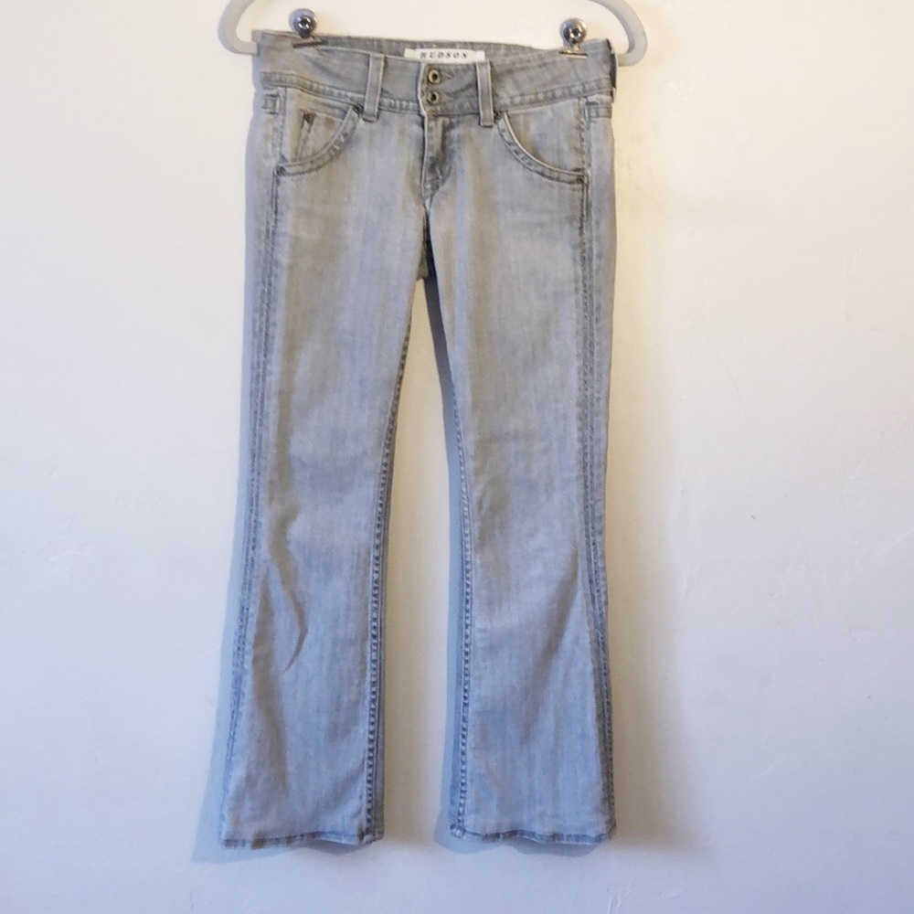 Hudson Jeans Light Gray Wash Collin Flap Pocket
